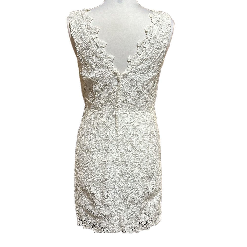 Lilly Pulitzer Reeve Resort White Papillion Sheath Dress Size 8 - EUC - Picture 6 of 9